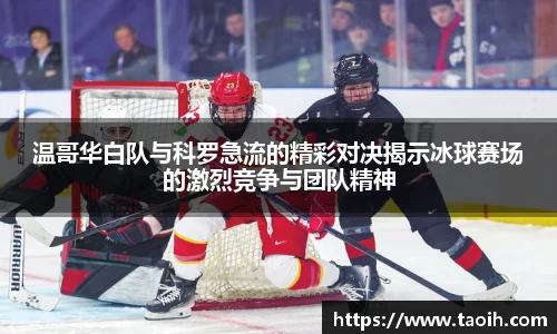 温哥华白队与科罗急流的精彩对决揭示冰球赛场的激烈竞争与团队精神